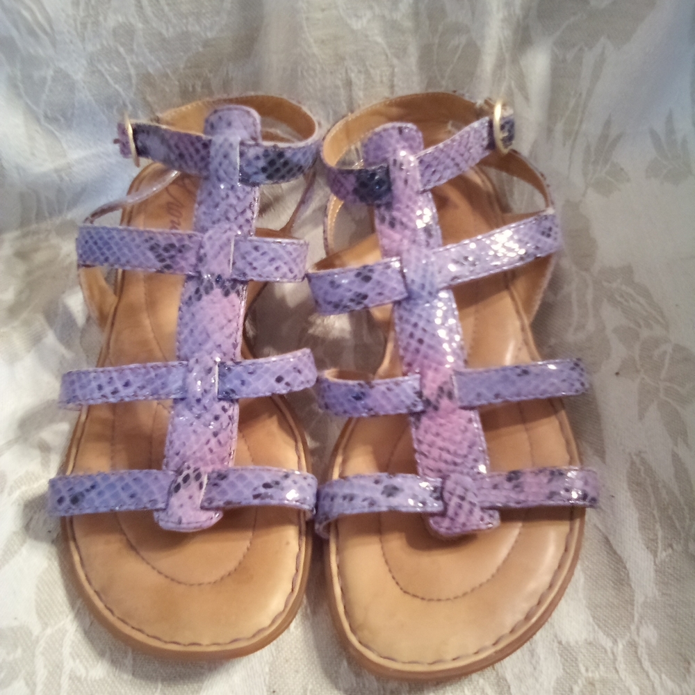 Crown Leather Gladiator Hippie Sandal